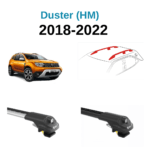 Turtle Ara Atkı Air1 Dacia Duster (HM) Port Bagaj Ara Atkı Aparatı Set 2018-2022. Kilitli Ara Atkı: Hırsızlığa karşı kilitli.
