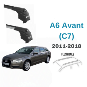Audi Ara Atkı Montajı A6 Avant (C7) (Kilitli Ara Atkı, Port Bagaj Ara Atkı Aparatı , Port Bagaj Ara Atkı Tavan barı, Tavan ara atkı) kauçuk koruma ayakları