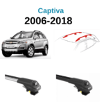 Chevrolet Captiva Ara Atkı Aparatı Set , Kilitli ara atkı. Çizilmeye karşı dayanıklı kaplama ve kauçuk koruma ayakları. port bagaj ara atkı montajı kolaydır.