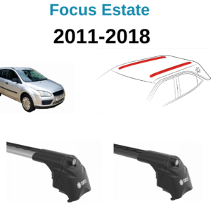 Ford Focus Estate Port Bagaj Ara Atkı Aparatı. Hırsızlığa karşı kilitli. Çizilmeye karşı dayanıklı kaplama ve kauçuk koruma ayakları