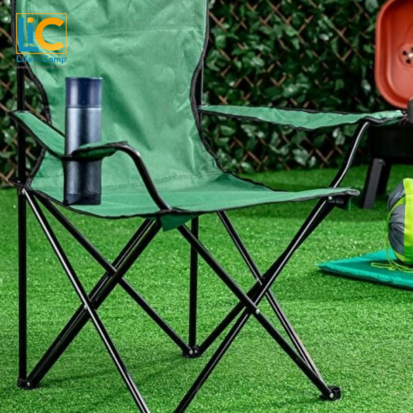 LIC Basic Kamp Sandalyesi Yeşil; Katlanır kamp sandalyesi 'nin taşıma kılıfı mevcuttur. Kendinize vakit ayırmak istediğinizde kolaylıkla yanınızda olacak.
