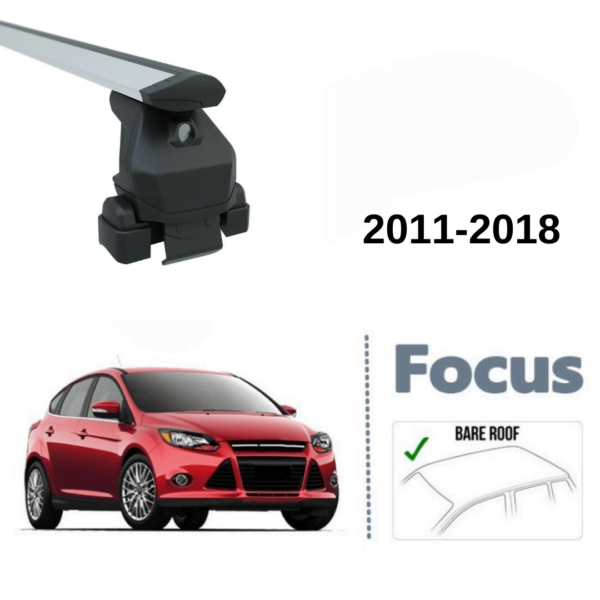 Ford Focus Oluksuz Ara Atkı Montajı 2014-2020 (Kilitli Ara Atkı Port Bagaj Ara Atkı Aparatı Port Bagaj Ara Atkı Tavan barı Tavan ara atkı port bagaj çıtası)