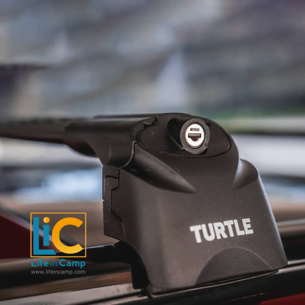 Turtle Ara Atkı Fiat 500 Port Bagaj Ara Atkı Aparatı 2015-2023 Hırsızlığa karşı kilitli. Çizilmeye karşı dayanıklı kaplama ve kauçuk koruma ayakları