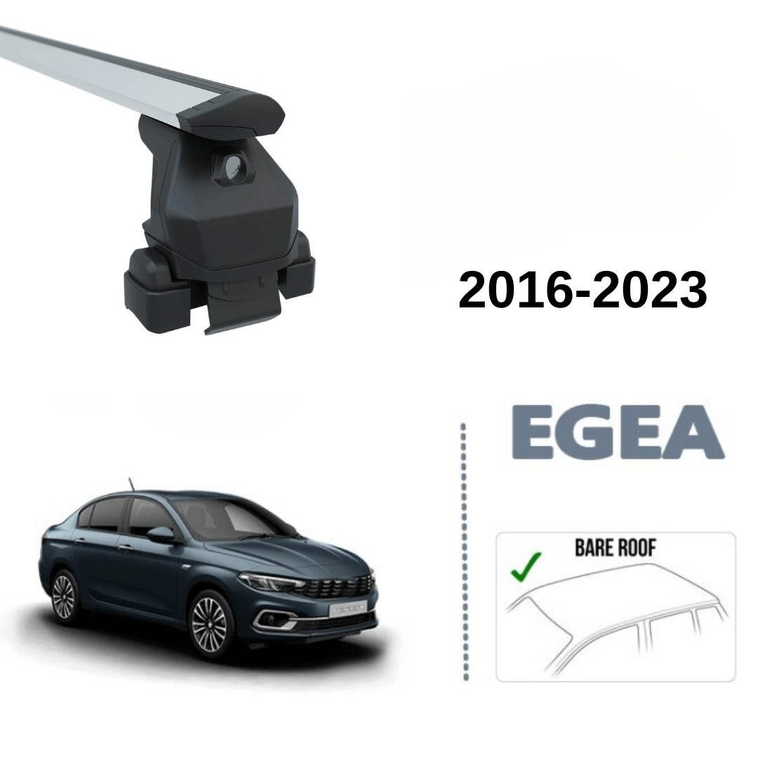 Fiat Egea Sedan Oluksuz Ara Atkı 2016-2023 Port Bagaj Ara Atkı Aparatı. Hırsızlığa karşı kilitli. Çizilmeye karşı dayanıklı kaplama ve kauçuk koruma ayakları.
