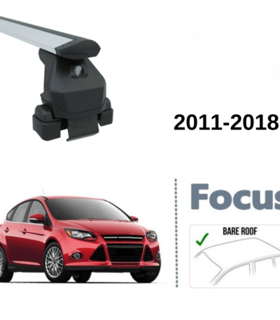 Ford Focus Oluksuz Ara Atkı Montajı 2014-2020 (Kilitli Ara Atkı Port Bagaj Ara Atkı Aparatı Port Bagaj Ara Atkı Tavan barı Tavan ara atkı port bagaj çıtası)