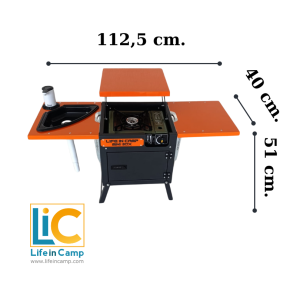 LicCampBox Mini - Kampçılar İçin Yer Kaplamayan Portatif Kamp Mutfağı