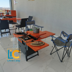 LicCampBox Mini Masalı Set - Doğa Severler İçin Yer Kaplamayan Portatif Katlanır Kamp Mutfağı Seti